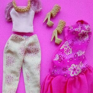 Barbie doll Fashionistas dress & outfit heels